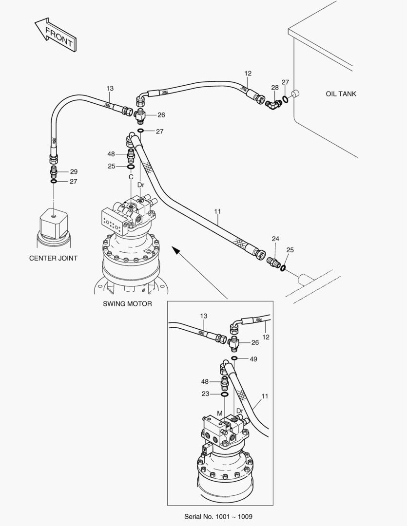 ТУБОПРОВОД МАСЛЯНОГО РАДИАТОРА(3)