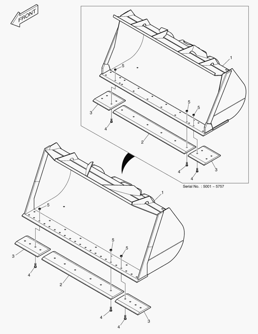 5390 BUCKET 4.5гЋҐ - CUTTING EDGE