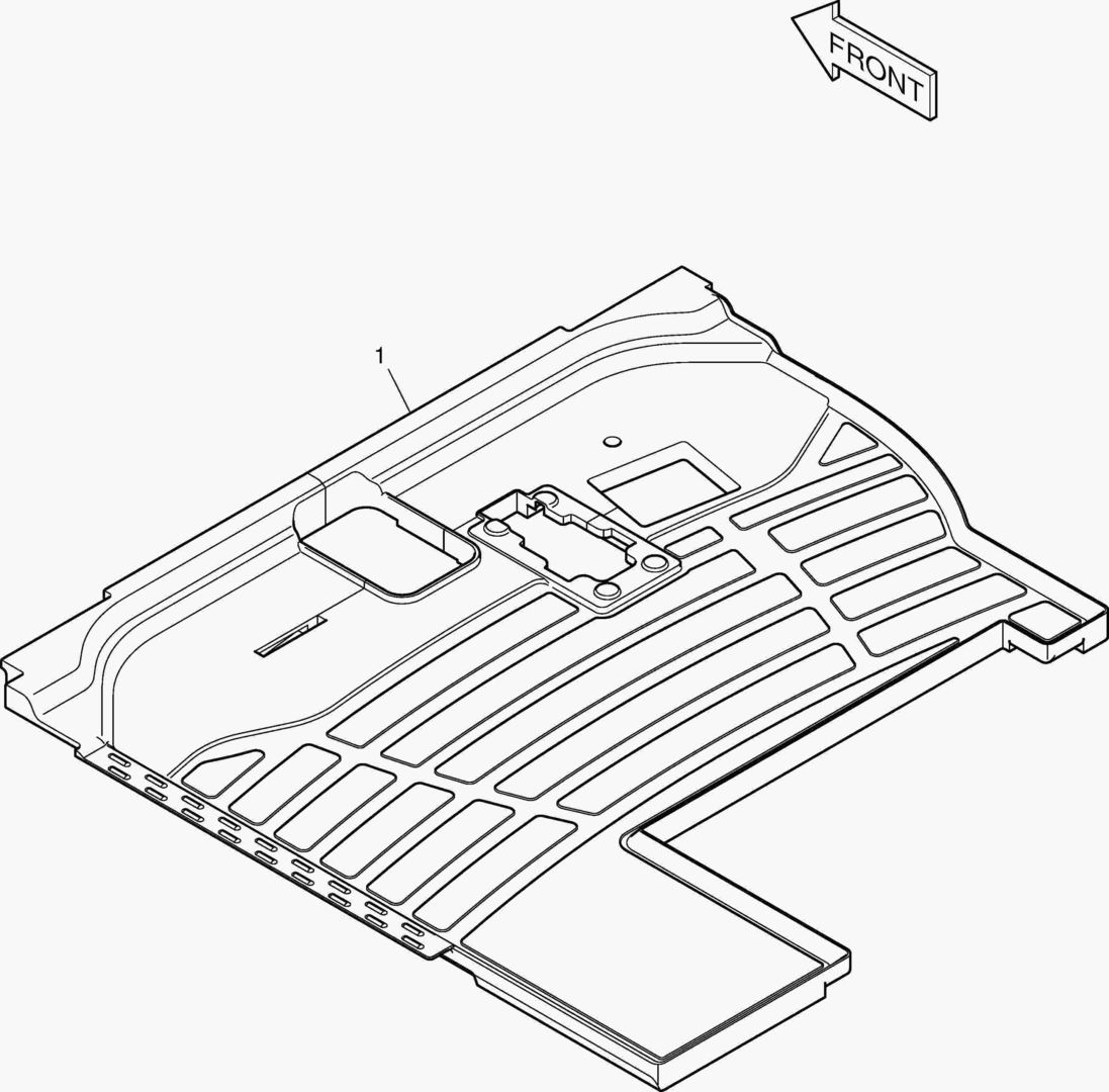 КОВРИК НА ПОЛУ КУЗОВА