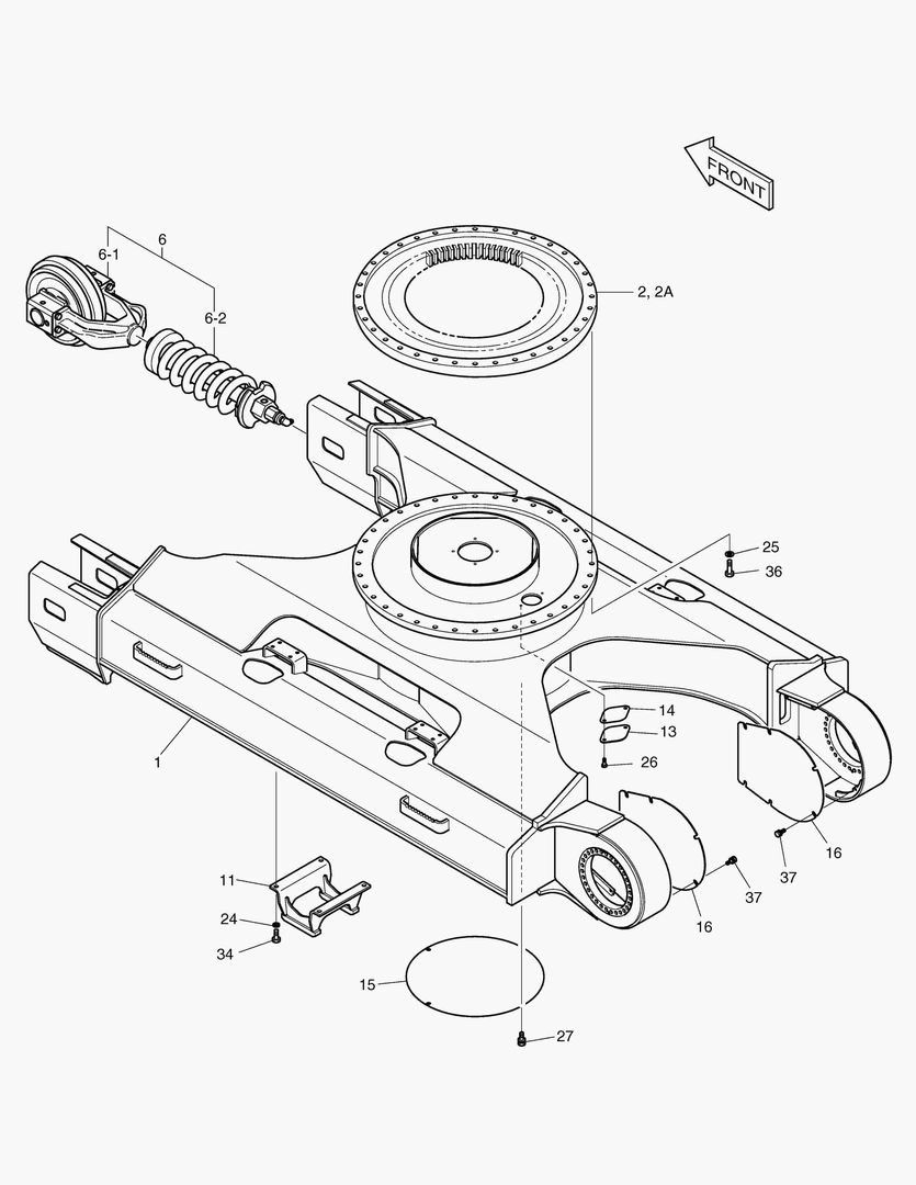 Схема РАМА ГУСЕНИЦЫ