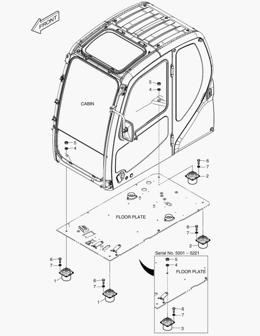 УСТАНОВКА КАБИНЫ