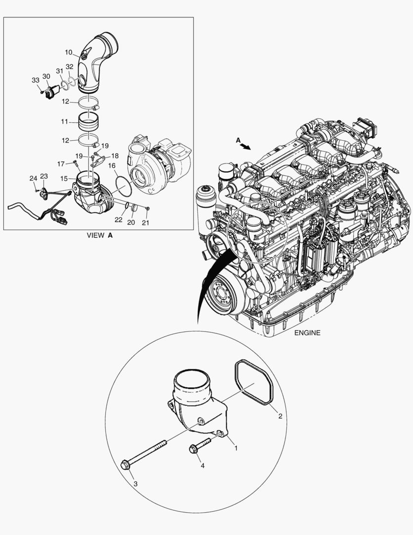 ТРУБОПРОВОД ДЛЯ НАДДУВА ВОЗДУХА