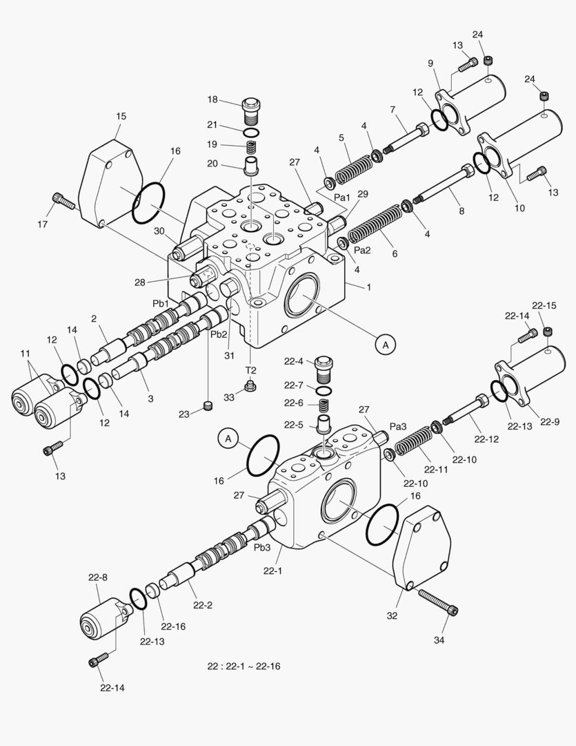 Спецтехника 3485 CONTROL VALVE - 3 SPOOL [4021~] - главное фото