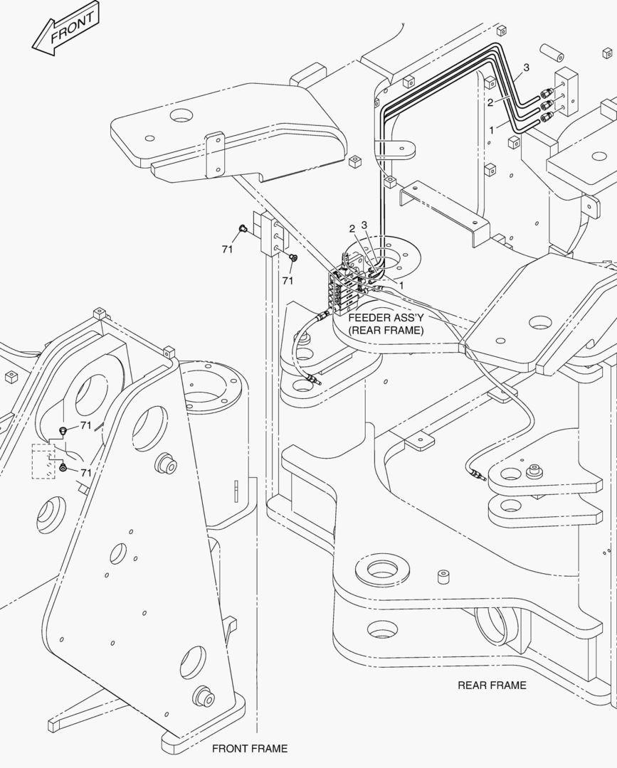 6010 AUTO GREASING SYSTEM-AXLE & DRIVE SHAFT [10109~]