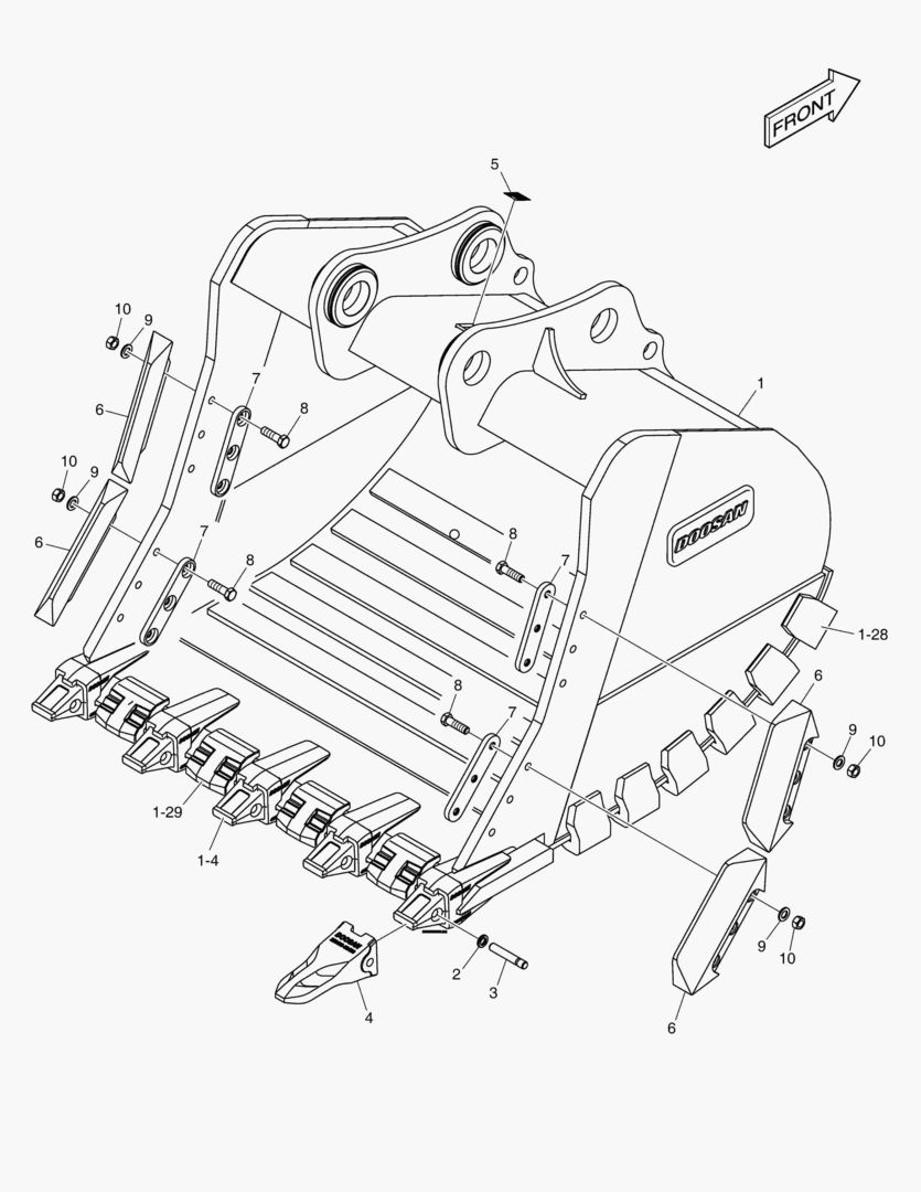 6950 BUCKET ASS`Y - 2.59mВі - X CLASS