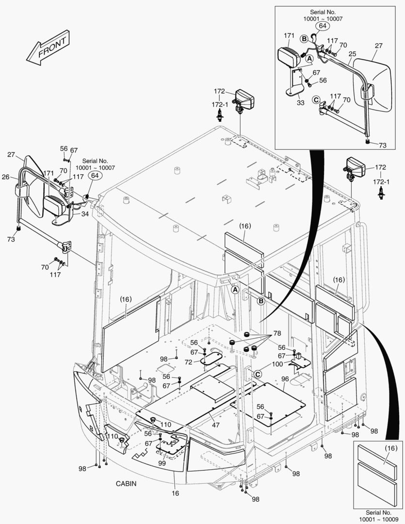 5470 CABIN(2) - BODY(WITHOUT ROOF)