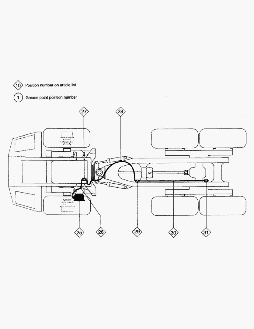 Схема G099-1 CENTRAL LUBRICATION SYSTEM
