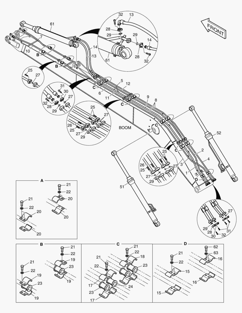 ГИДРОСИСТЕМА СТРЕЛЫ - СТРЕЛА 8.5 м