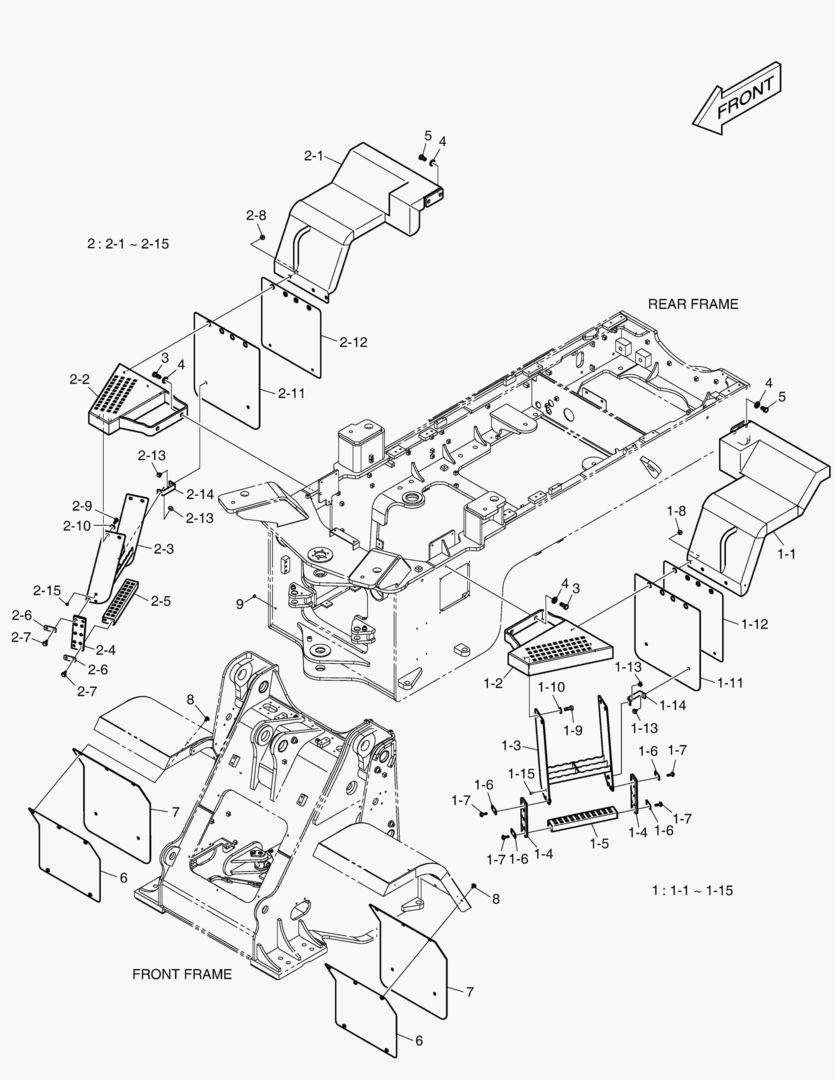 5290 FENDER & LADDER - MUD GUARD