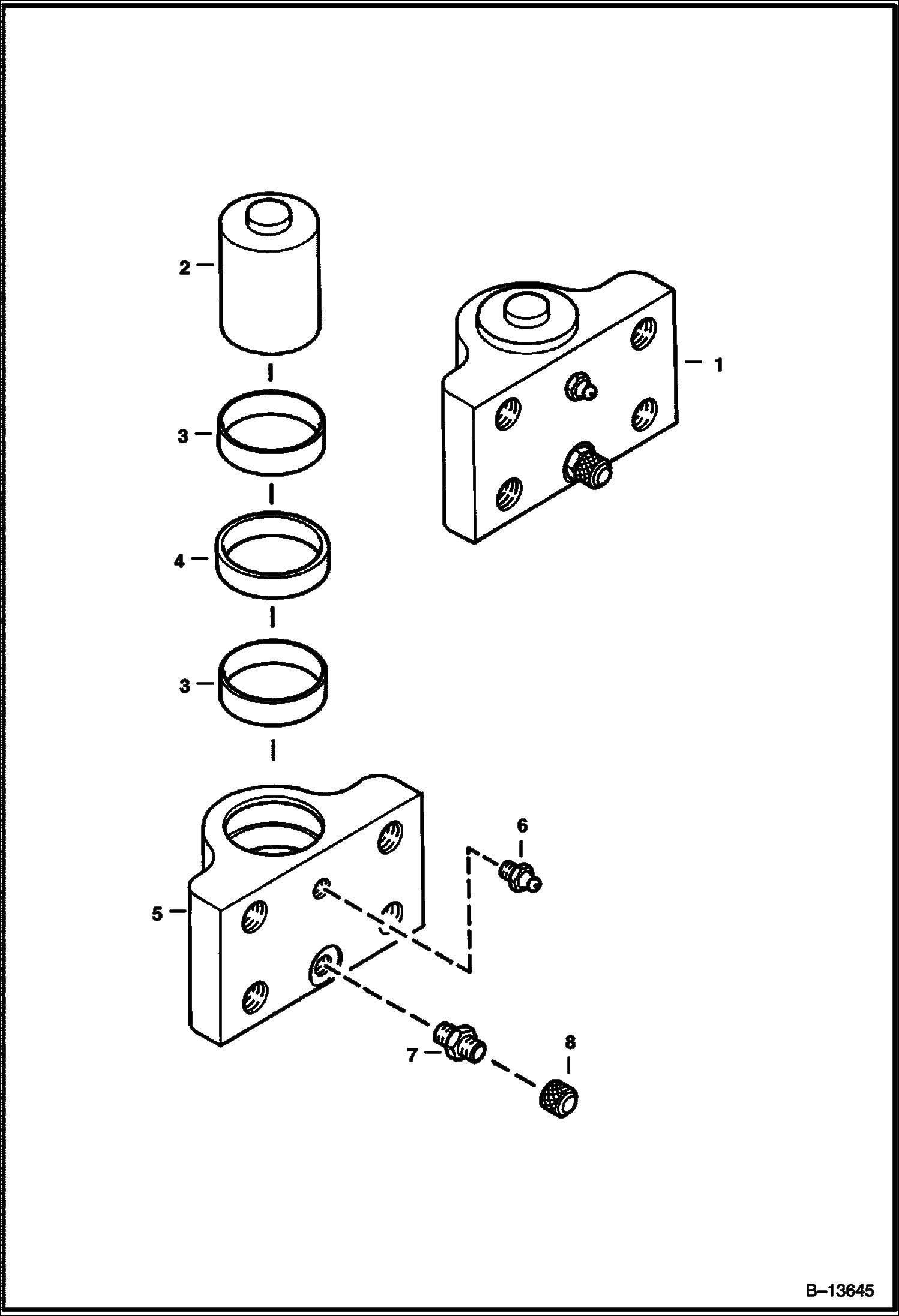 ГИДРАВЛИЧЕСКИЙ ЗАХВАТ ЦИЛИНДРА 730S