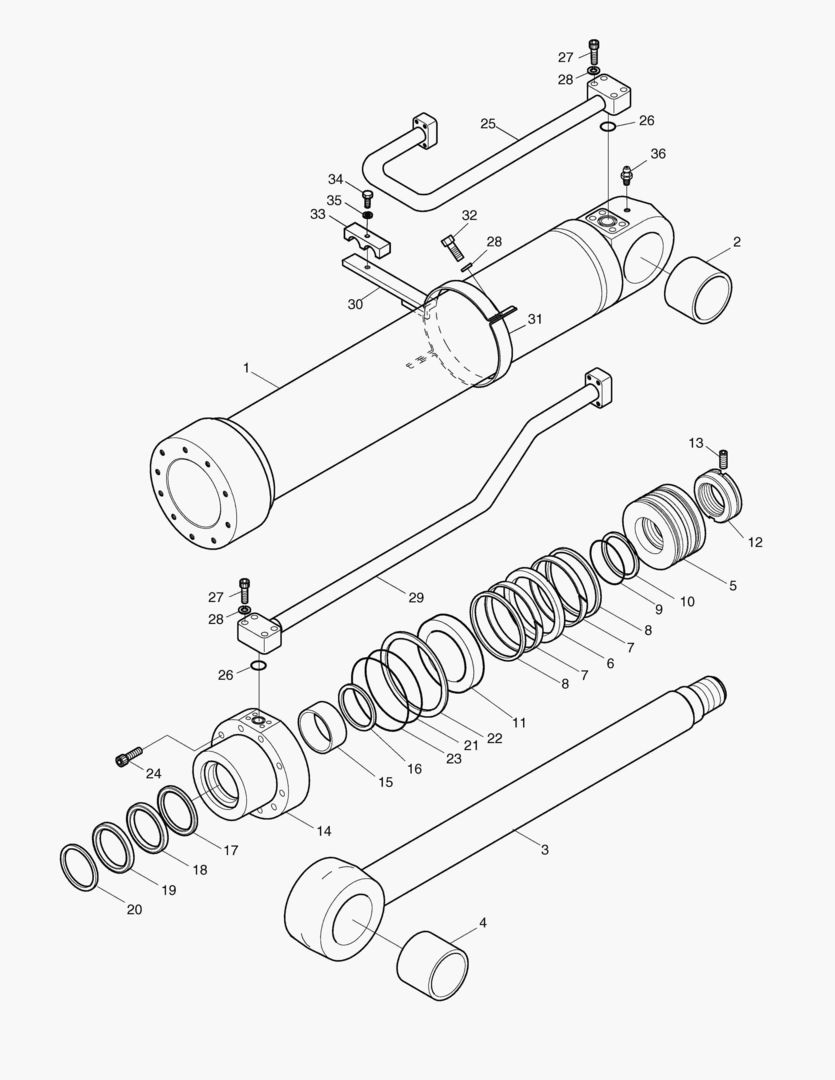 4300 BOOM CYLINDER-R.H [1065~]