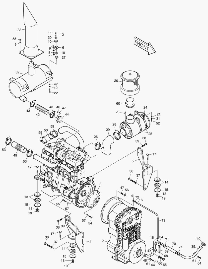 МОНТАЖ ДВИГАТЕЛЯ