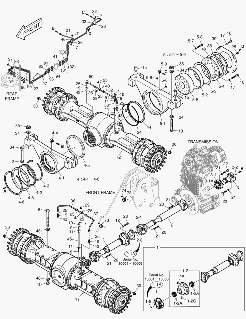 1210 AXLE & DRIVE SHAFT