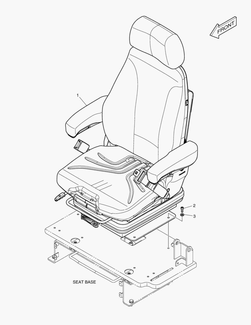Спецтехника 1411 SEAT MOUNTING [50620~] - главное фото