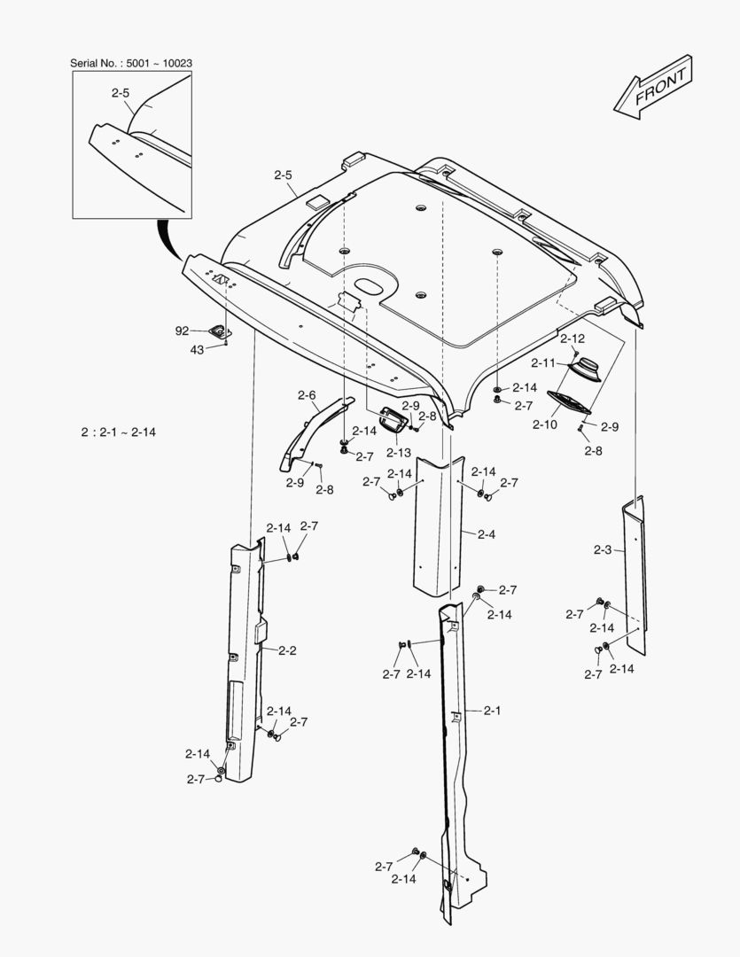 КАБИНА(2) - ВНУТРЕННИЕ ЛИСТЫ