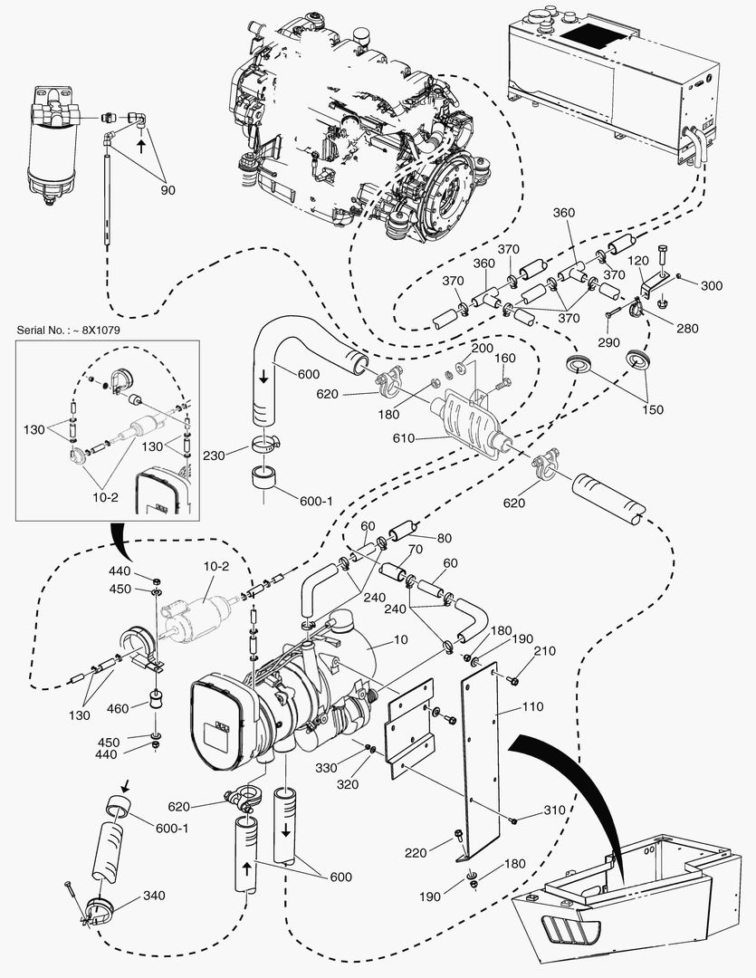 Спецтехника G500-180 PARKING HEATER, SYSTEM