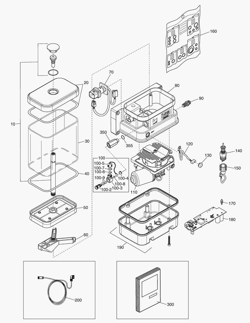G490-120 CENTRAL LUBRICATION, PUMP EXPL.