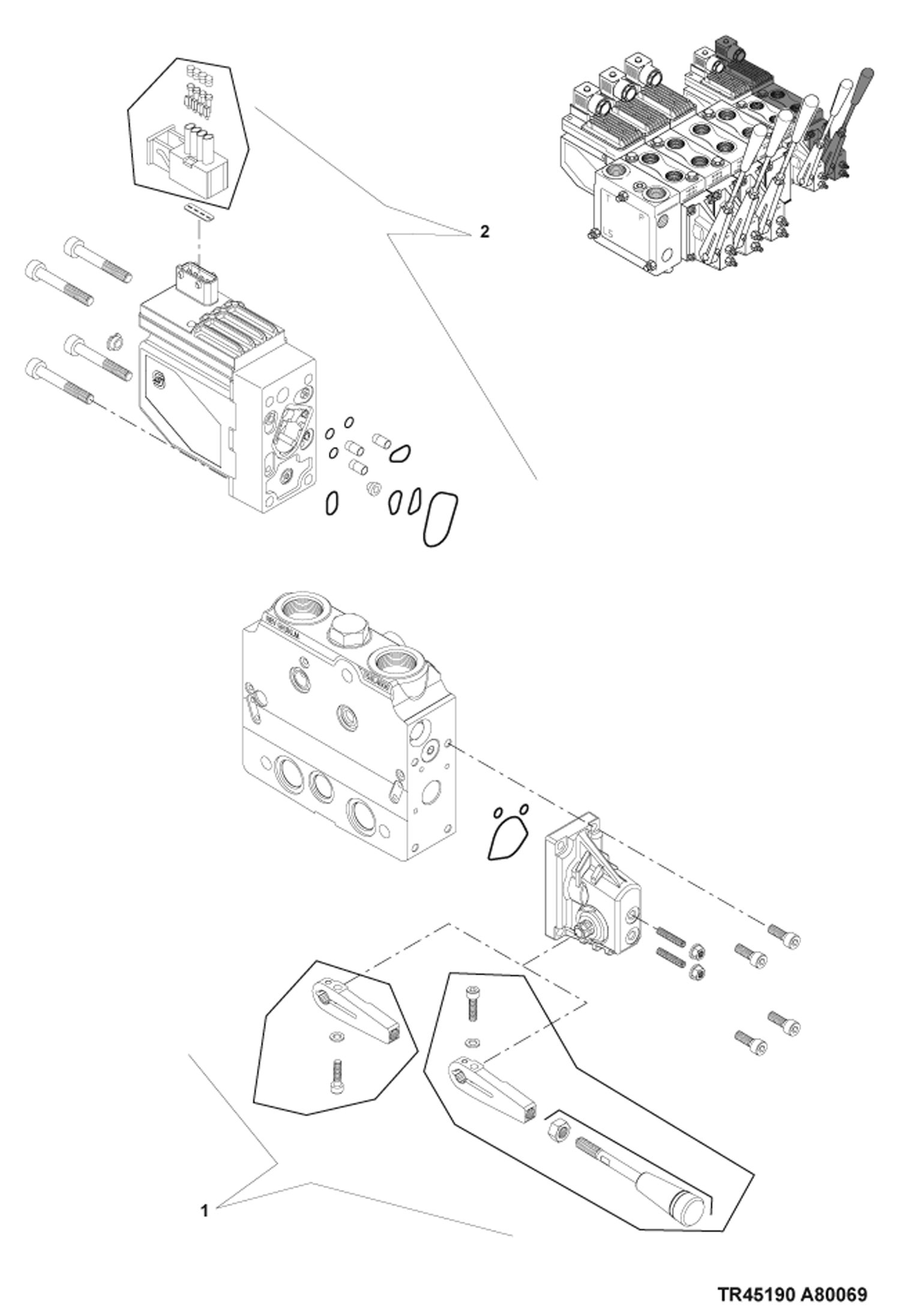 СЕКЦИЯ РАСПРЕДЕЛИТЕЛЯ (ВСПОМОГАТЕЛЬНОЕ УСТРОЙСТВО) (СЕРИЙНЫЙ НОМЕР И ВЫШЕ)