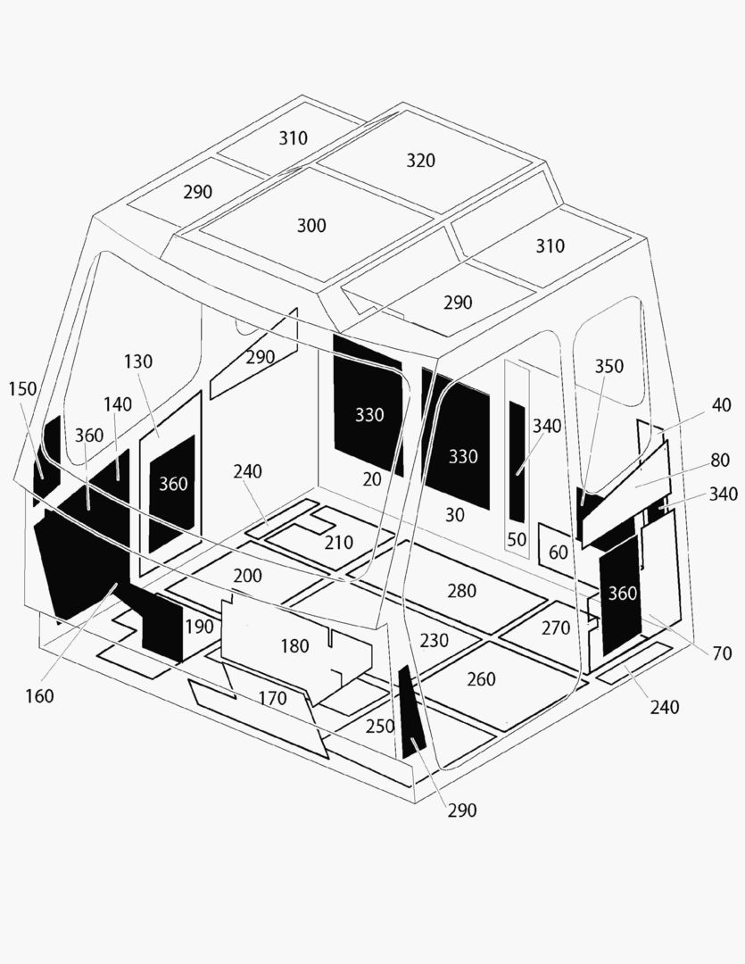 G310-10 CAB WITH INSULATION