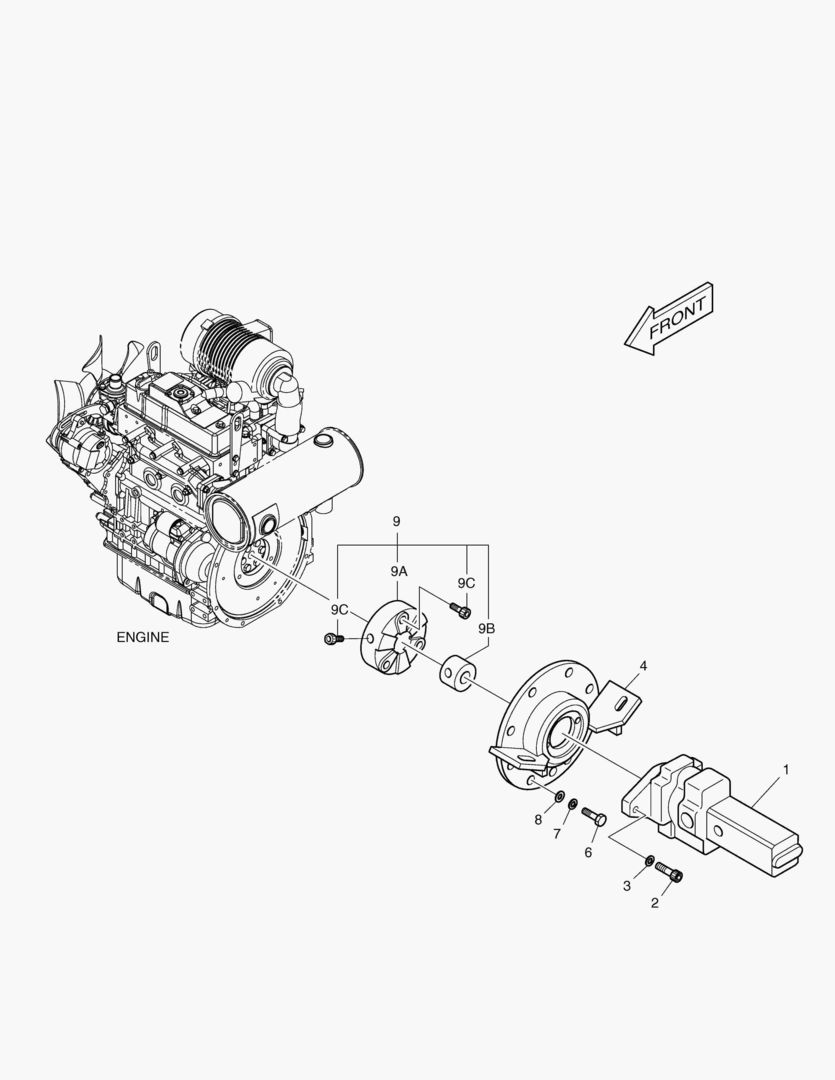 1281 PUMP MOUNTING [20592~]