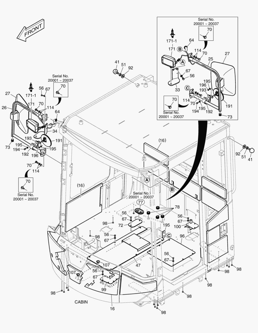 1430 CABIN(2) - BODY
