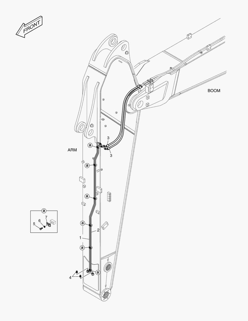 ГИДРОСИСТЕМА РУКОЯТИ - БЫСТРОУСТАНАВЛИВАЕМЫЙ ФИКСАТОР