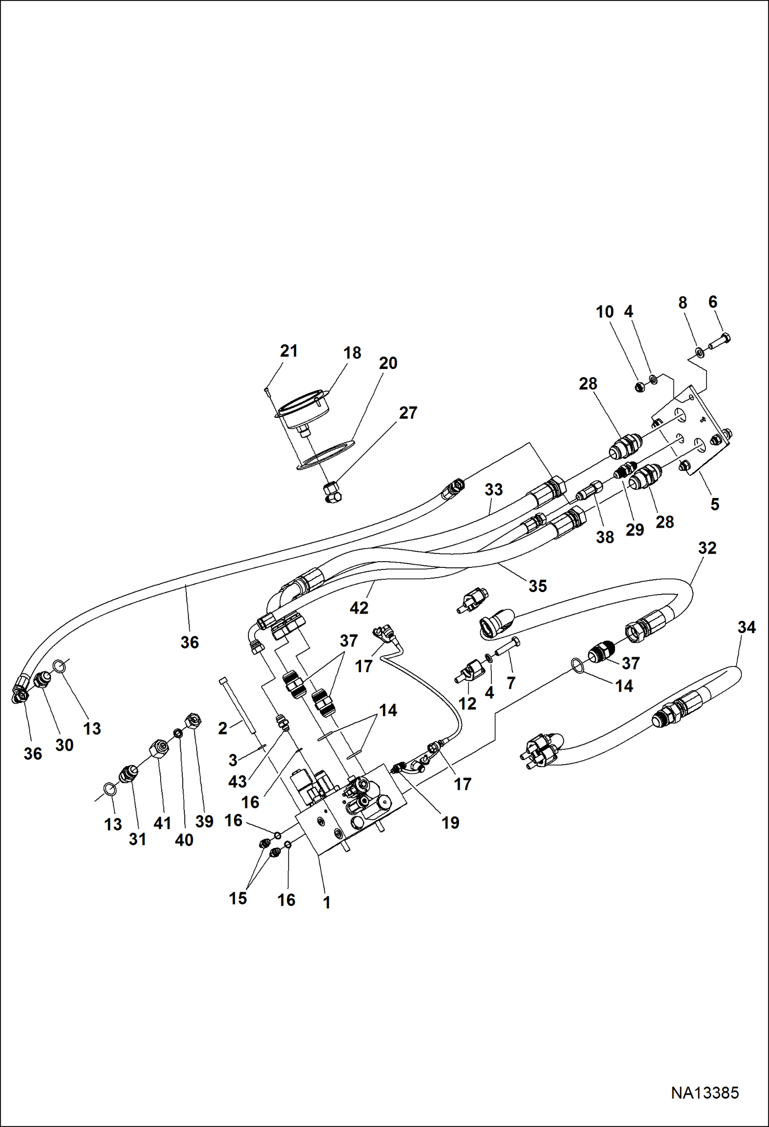 ГИДРОСИСТЕМА FRC200HT (СЕРИЙНЫЙ НОМЕР B48J00101 И ВЫШЕ)