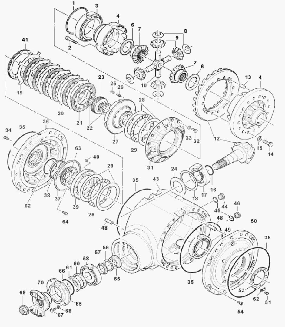 G090-8 DIFFERENTIAL ASS`Y [~730067]