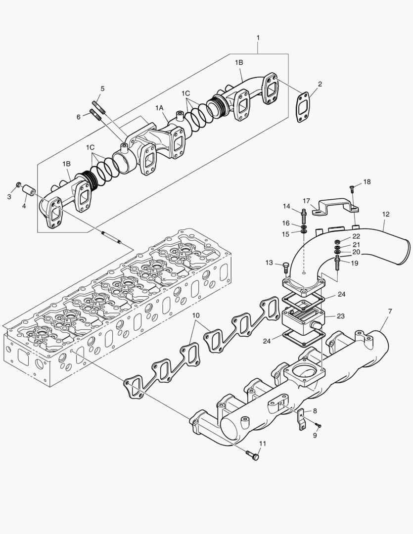 026 INTAKE & EXHAUST MANIFOLD