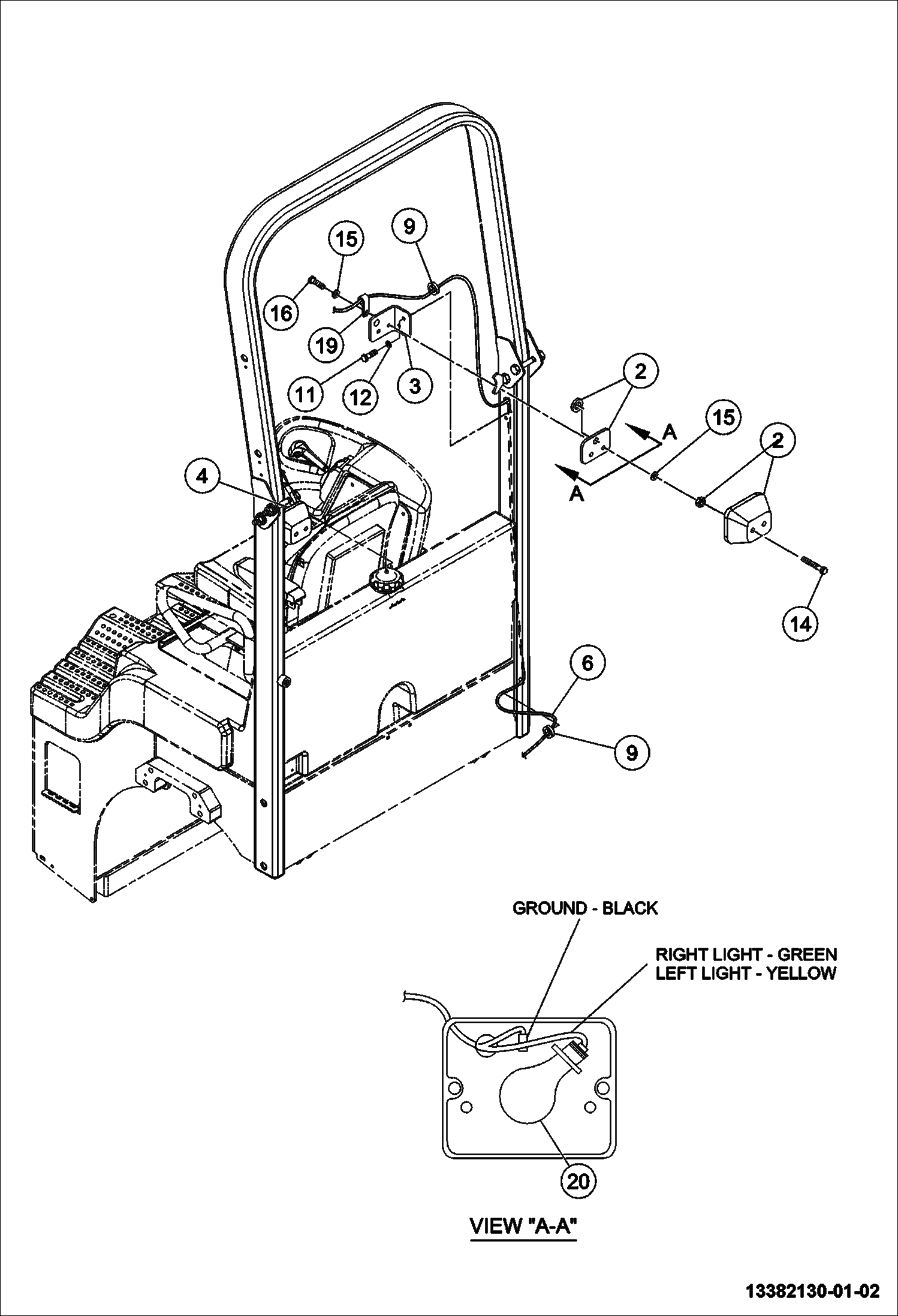 Схема СИГНАЛ ПОВОРОТА И СИГНАЛ АВАРИЙНОЙ ОСТАНОВКИ (ОПЦИЯ)
