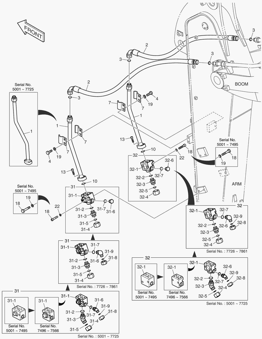 Спецтехника 6450 ARM PIPING - ONE & TWO WAY(ARM-2.1m) - главное фото