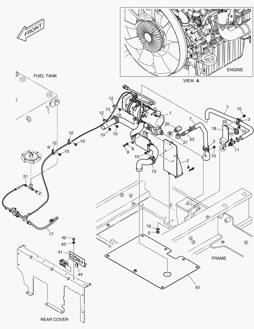 МОНТАЖ ДИЗЕЛЬНОГО НАГРЕВАТЕЛЯ