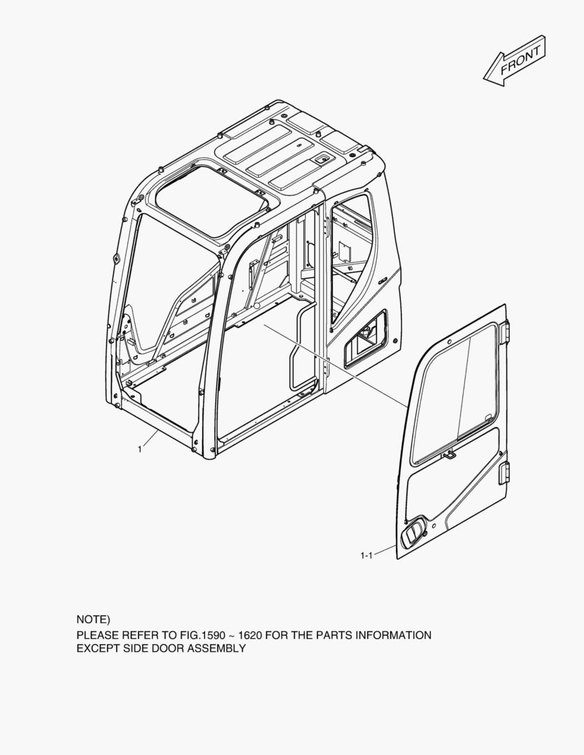 7280 CABIN - ROPS(NA)