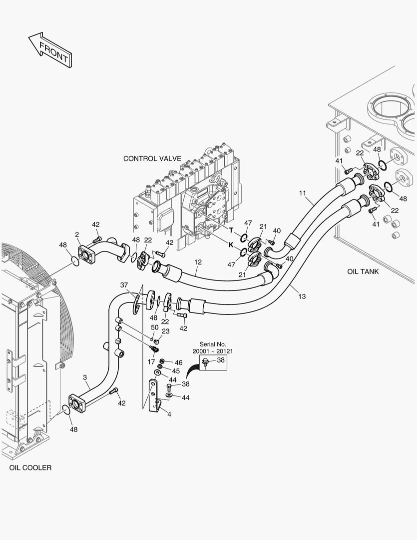 ТУБОПРОВОД МАСЛЯНОГО РАДИАТОРА(2)