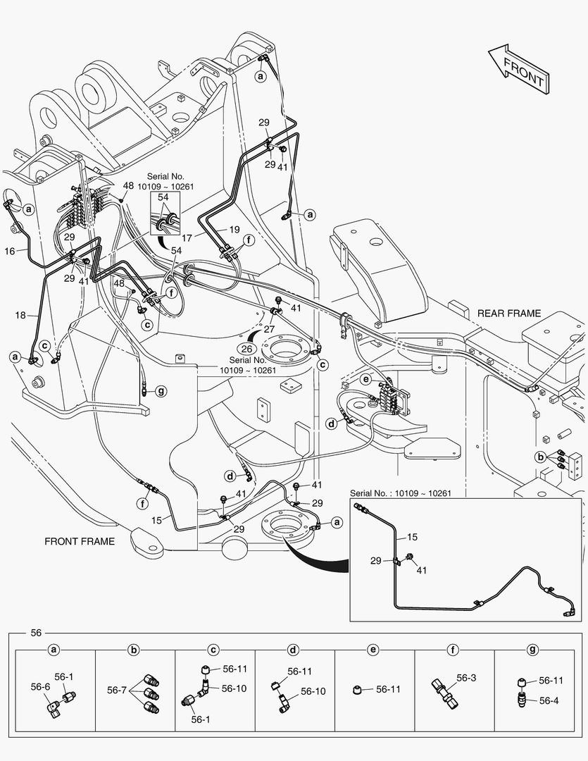 6090 LUBRICATION PIPING - LONG BOOM(2) [10109~]
