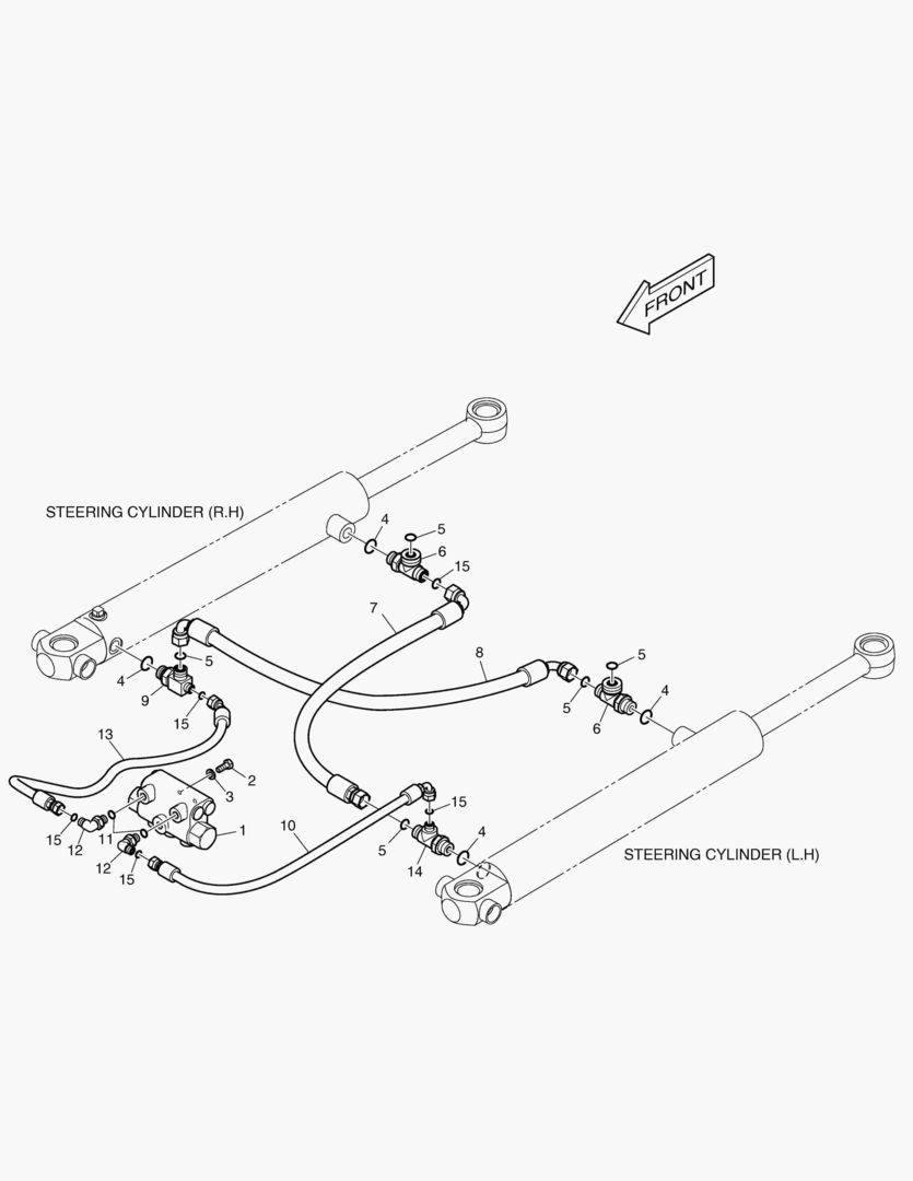 ПАТРУБКИ РУЛЕВОГО УПРАВЛЕНИЯ