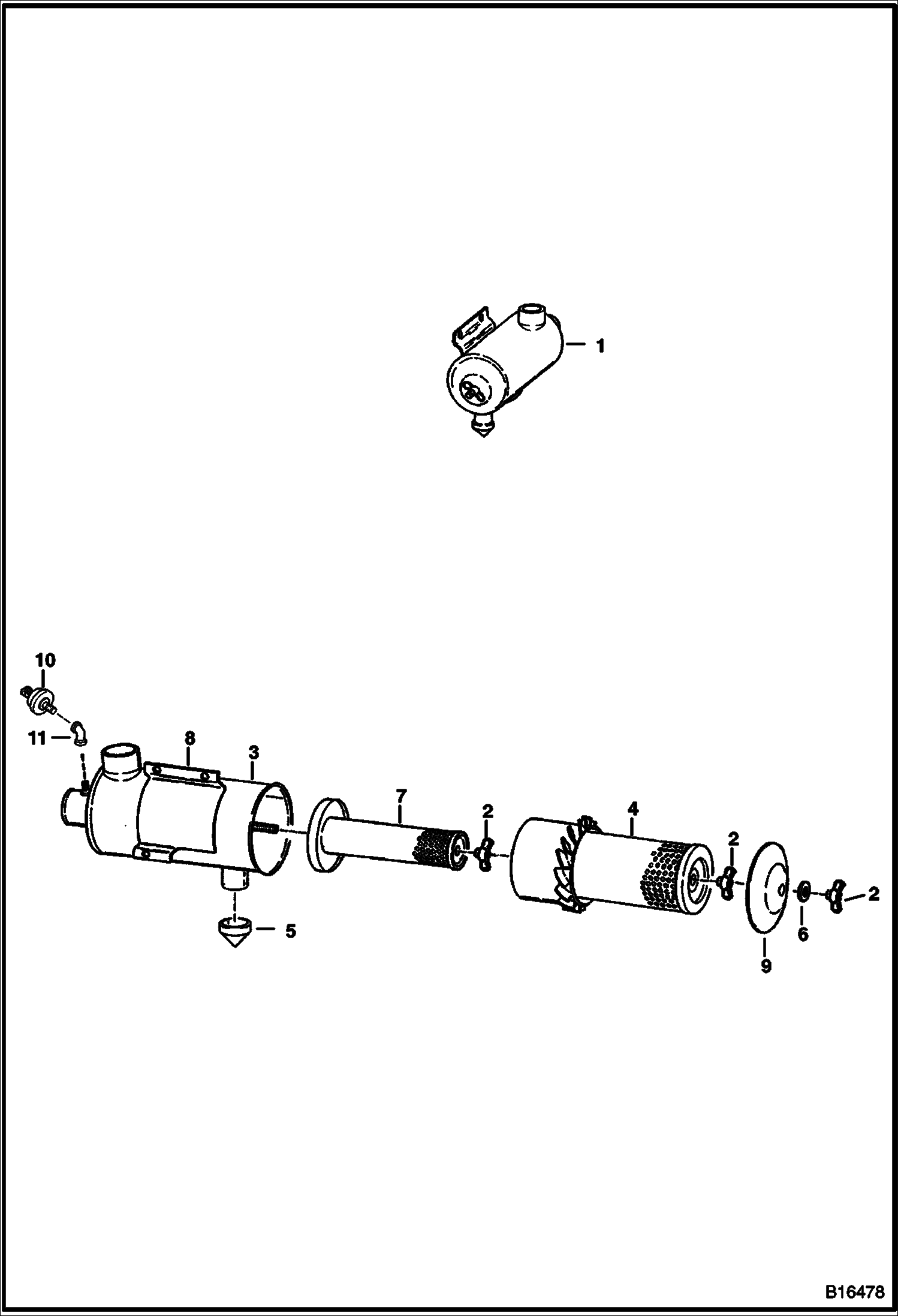 Схема ВОЗДУШНЫЙ ФИЛЬТР