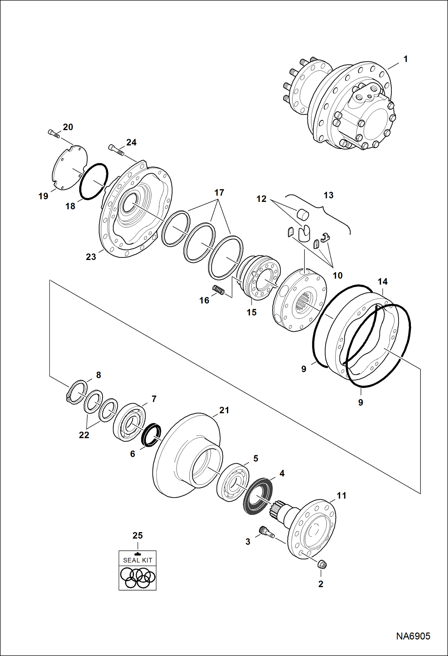 ПЛАНИРОВЩИК (ДВИГАТЕЛЬ В СБОРЕ) (40-- 991401036 - )