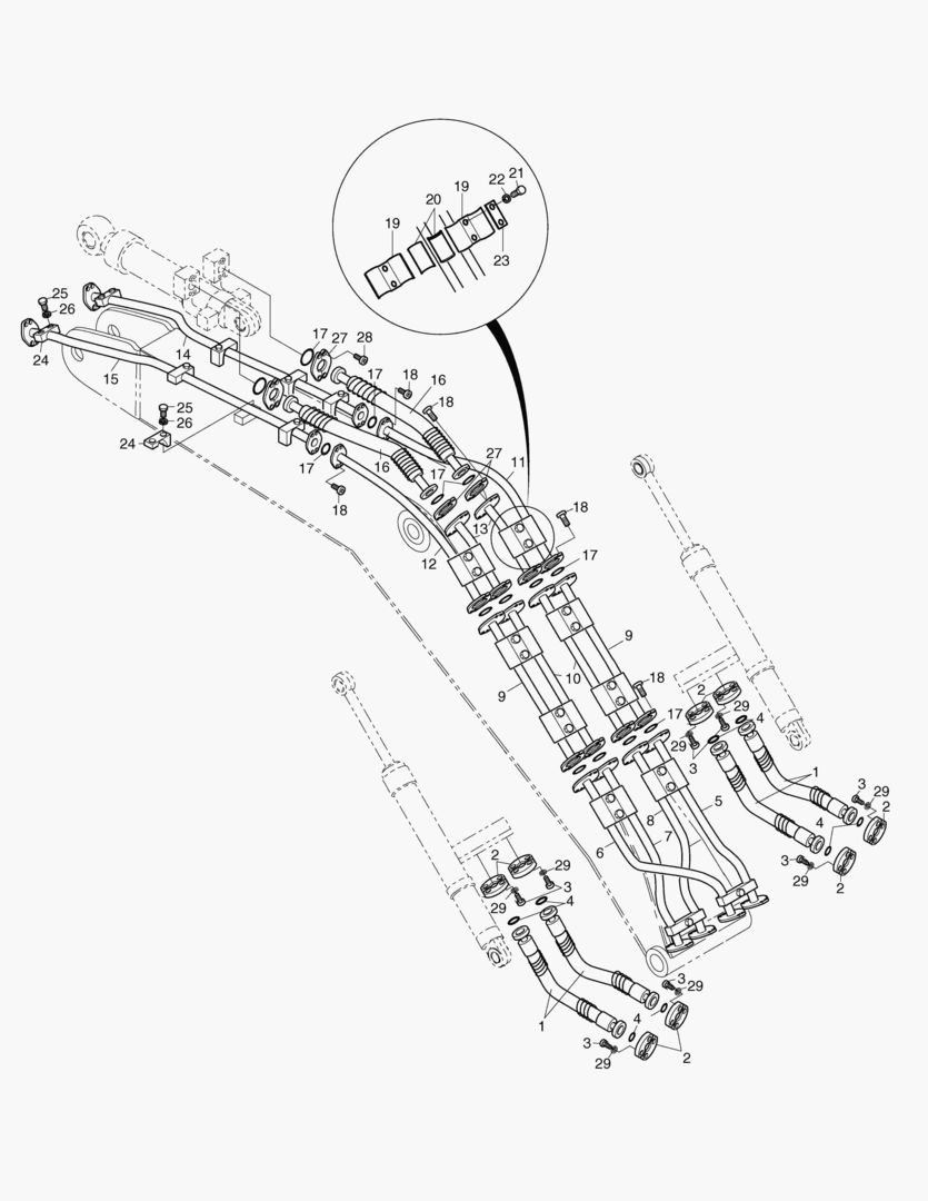 ГИДРОСИСТЕМА СТРЕЛЫ-11 м