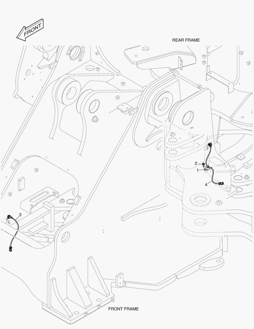 5550 JOINT HARNESS - AXLE OIL COOLER
