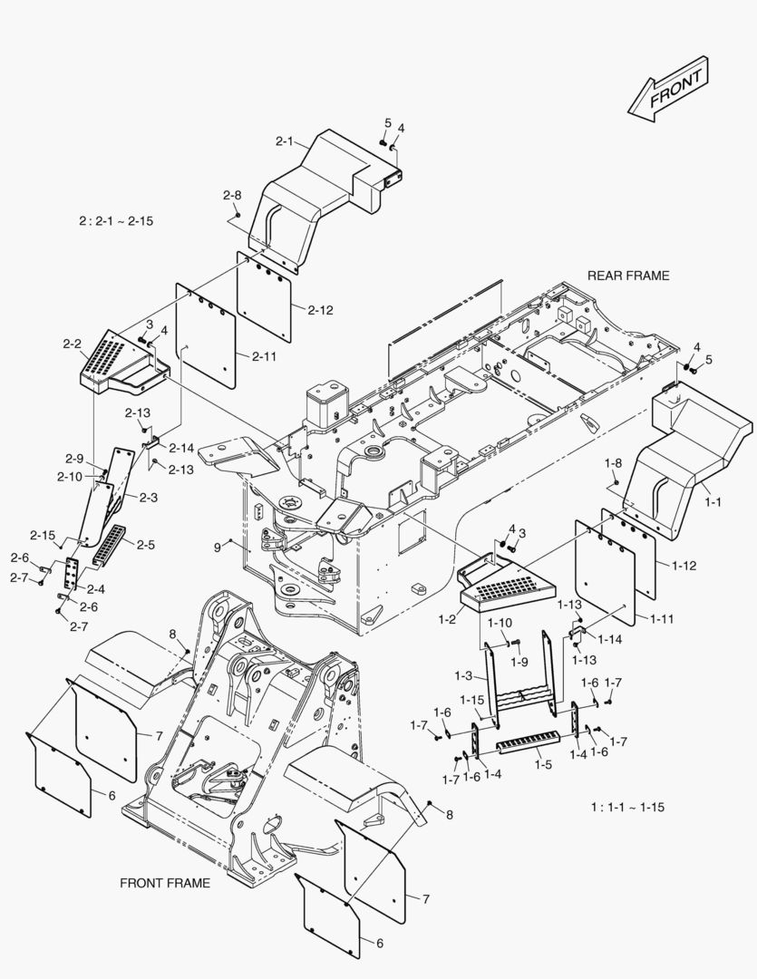 5380 FENDER & LADDER - MUD GUARD