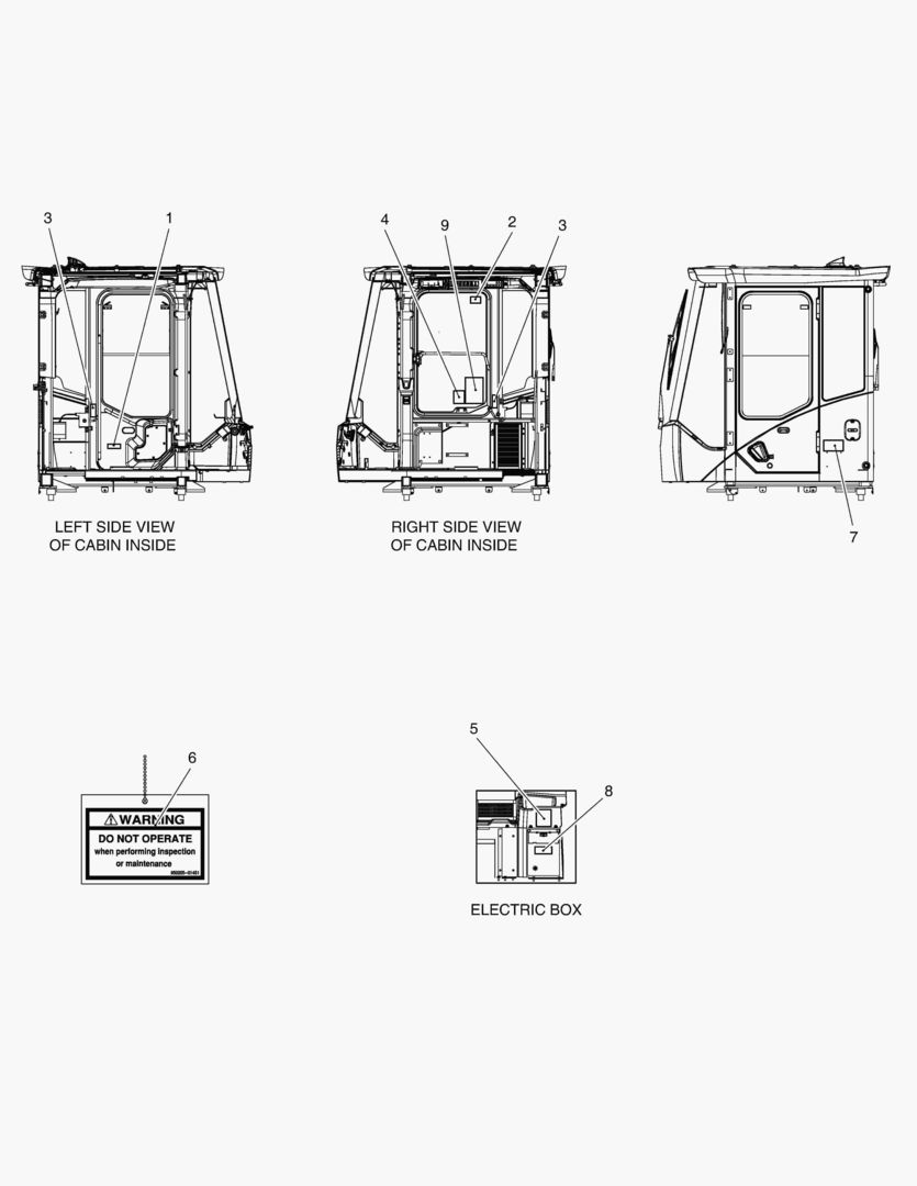 4190 DECAL - CABIN(EXPORT) [10001~10117]
