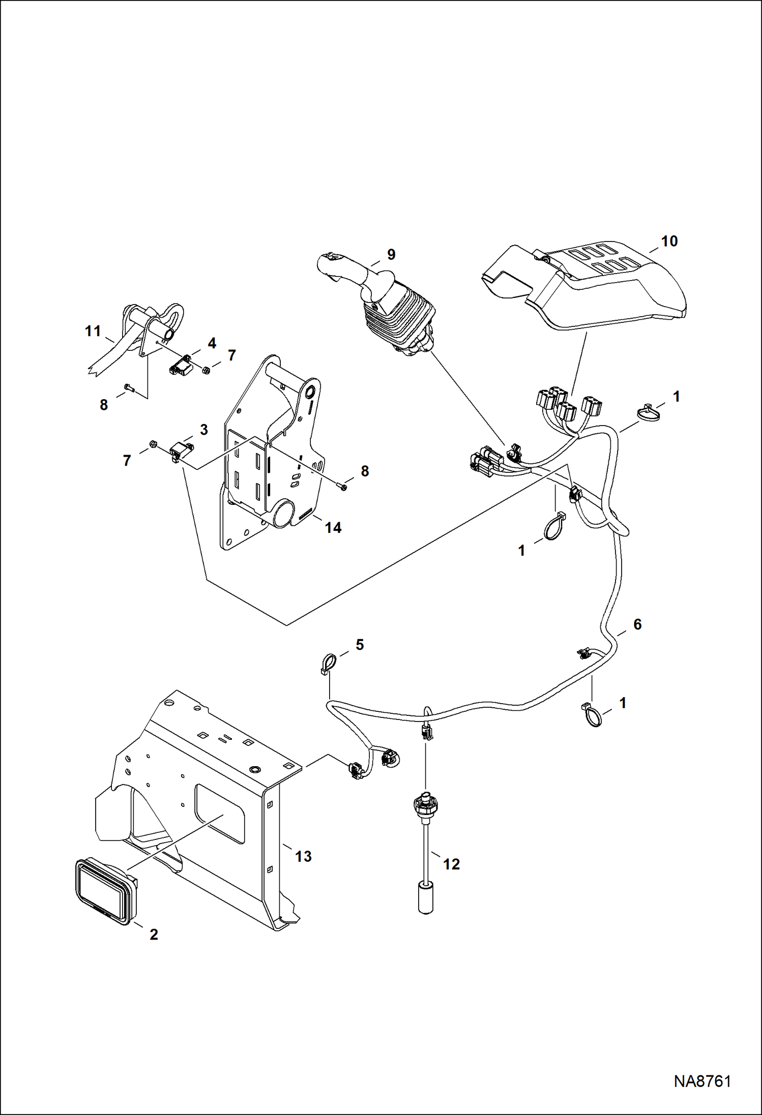 ЭЛЕКТРИЧЕСКИЕ УСТРОЙСТВА УПРАВЛЕНИЯ (ЛЕВОСТОРОННИЙ КОНСОЛЬ) (СЕРИЙНЫЙ НОМЕР ACRA13001 И ВЫШЕ)