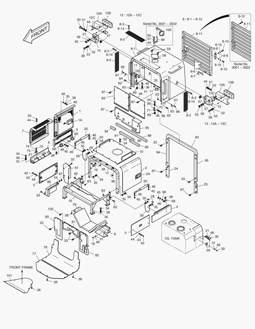 КРЫШКА ДВИГАТЕЛЯ