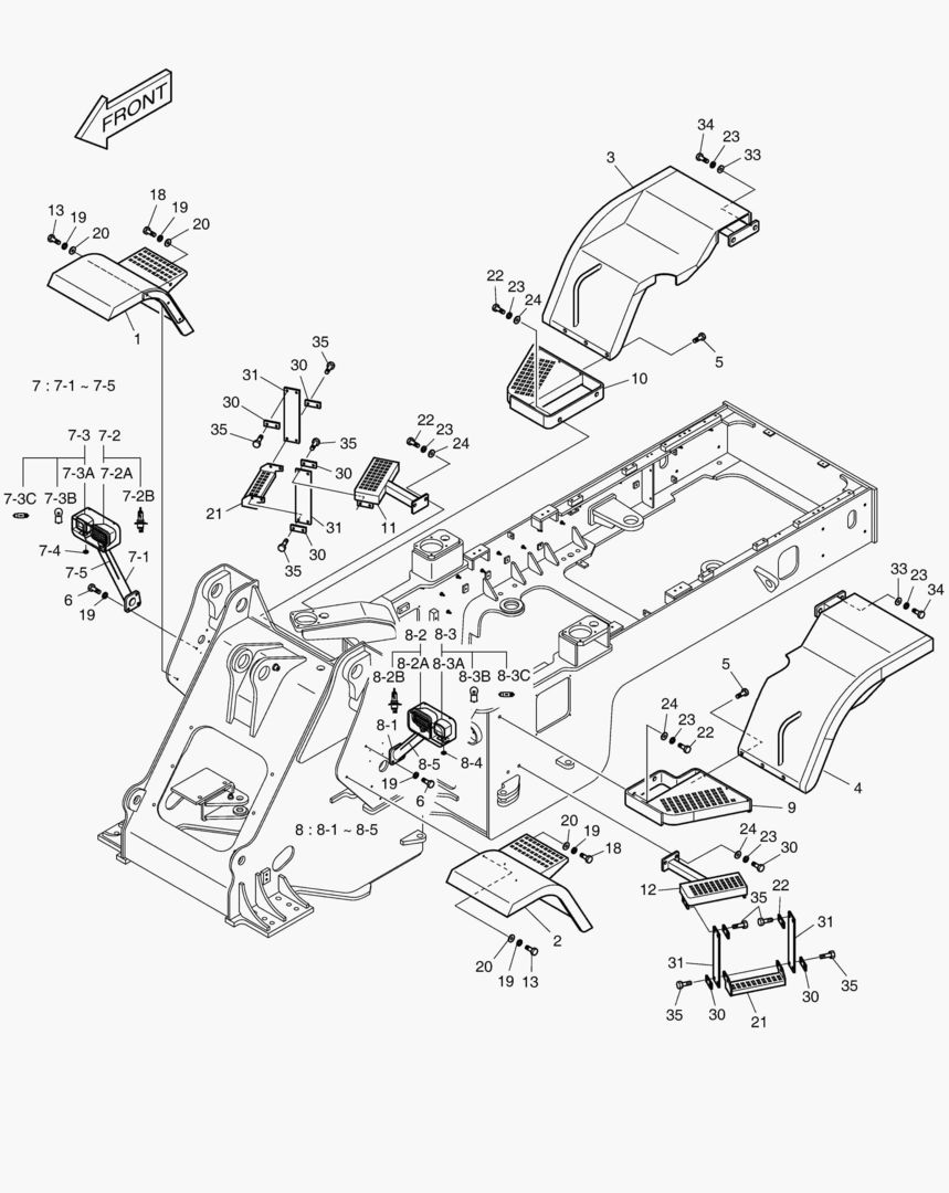 1430 FENDER & LADDER