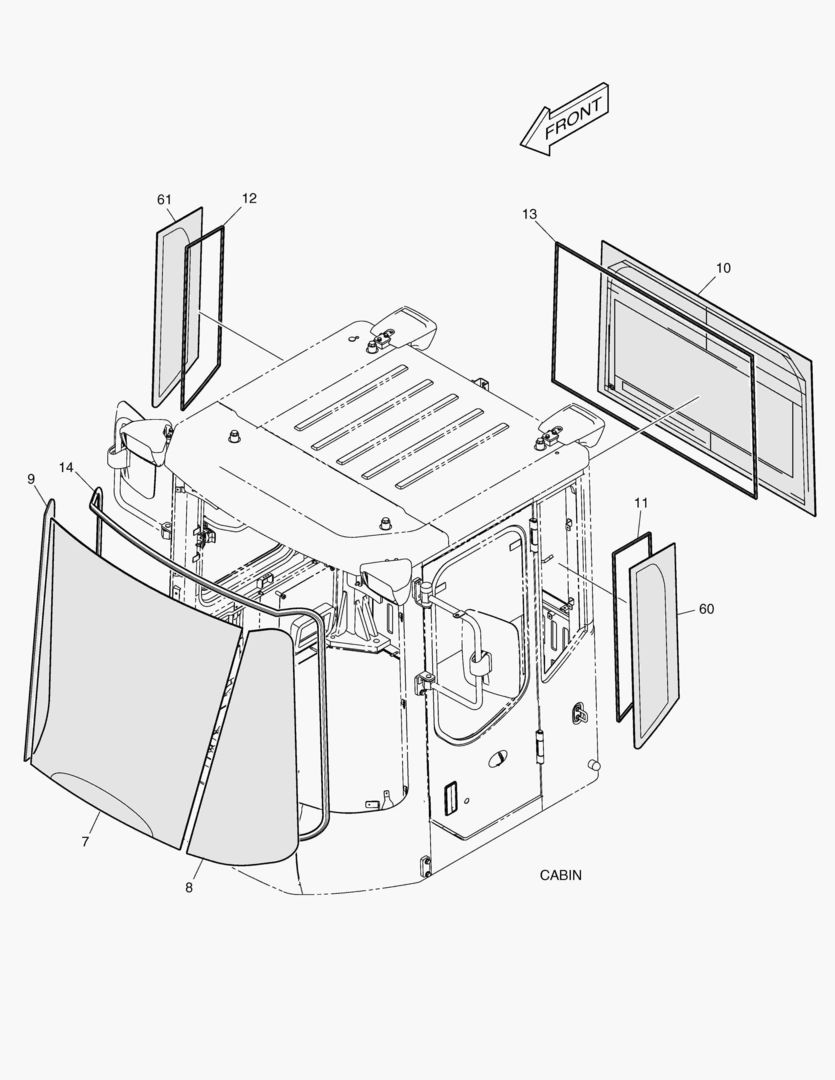 КАБИНА(5) - СТЕКЛО