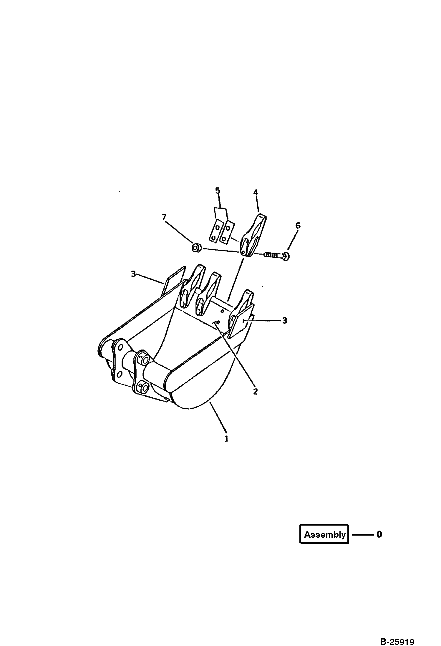 КОВШ (0.13 КУБИЧЕСКИХ МЕТРОВ) (МИНИ 0.22 КУБИЧЕСКИХ МЕТРОВ)(116) (600 ММ ШИРОКИЕ)