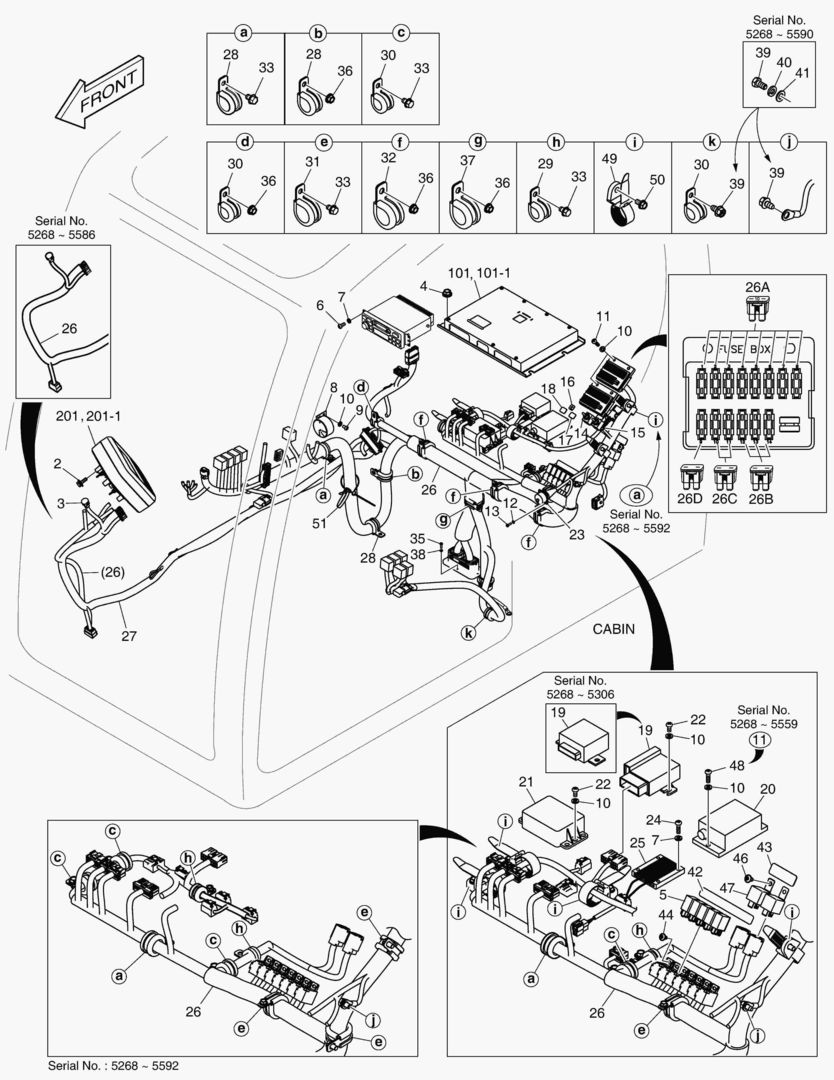 Спецтехника 7391 ELECTRIC PARTS - CABIN(ROPS) [5268~] - главное фото
