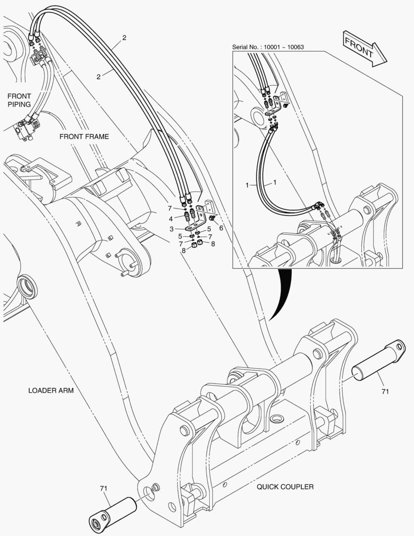 Схема БЫСТРОСЪЕМНАЯ МУФТА ТРУБОПРОВОДА