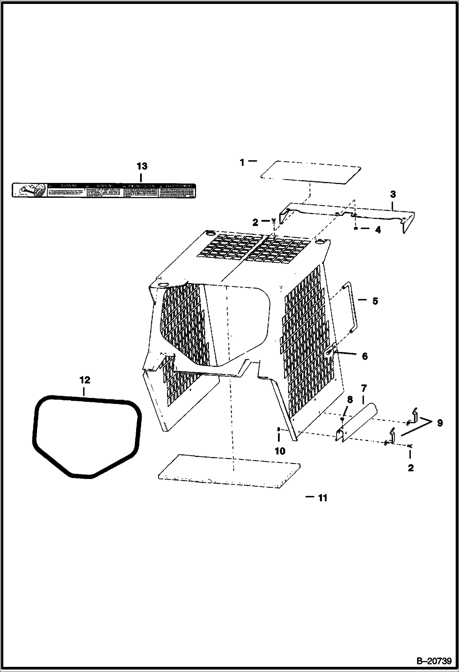 КАБИНА ВОДИТЕЛЯ (ДЛЯ ЕВРОПЕЙСКОГО ЭКСПОРТА КОМПЛЕКТ)